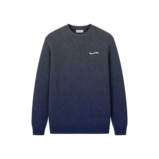 Wordmark Knit Sweater (Navy)