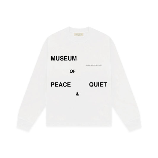 Publishing Dept Long Sleeve Tee (White)