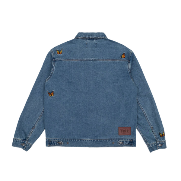 Butterfly Garden Denim Jacket