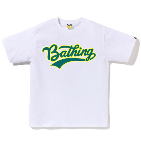 Varsity Baseball Logo Tee (White)