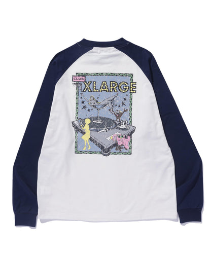 Slanted OG Raglan Long Sleeve Tee