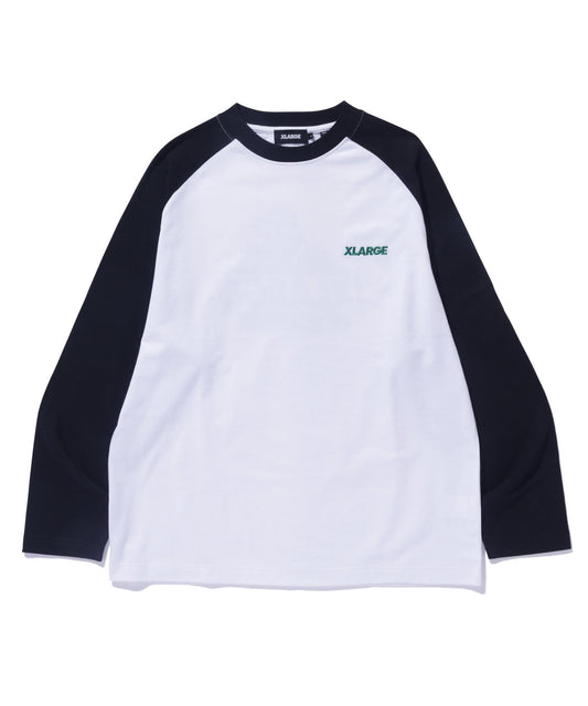 Slanted OG Raglan Long Sleeve Tee (Black)