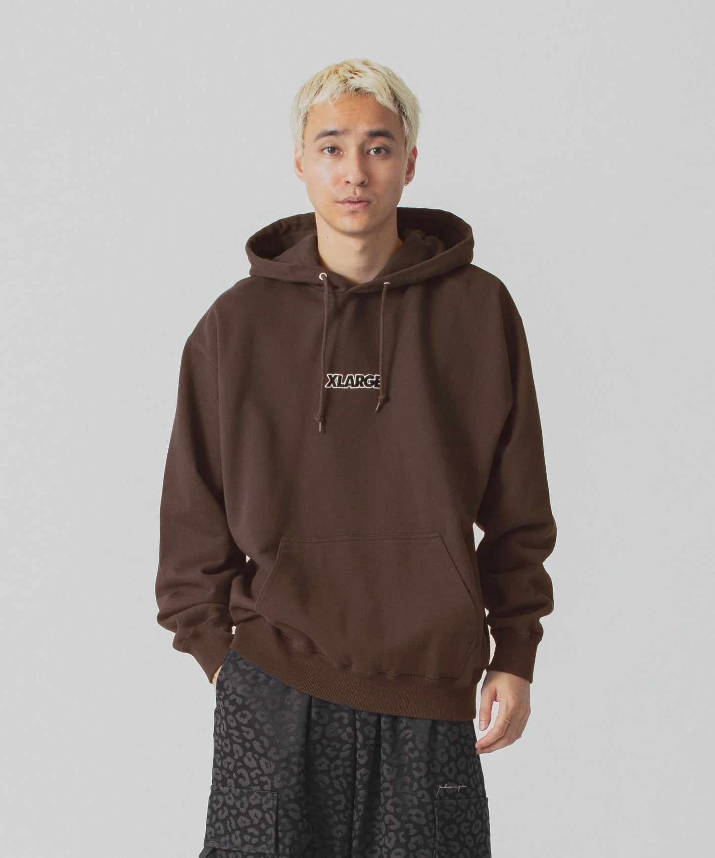 Standard Logo Hooded Sweatshirt (Brown)