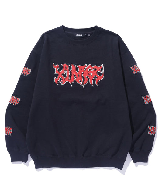 Metal Crewneck Sweatshirt (Black)