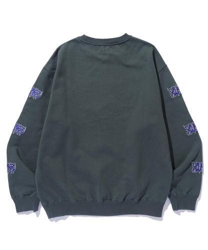 Metal Crewneck Sweatshirt (Brown)