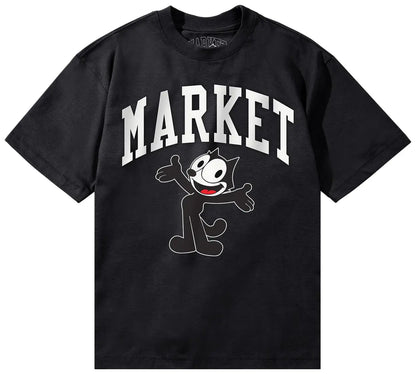 Felix The Cat Art Tee (Washed Black)