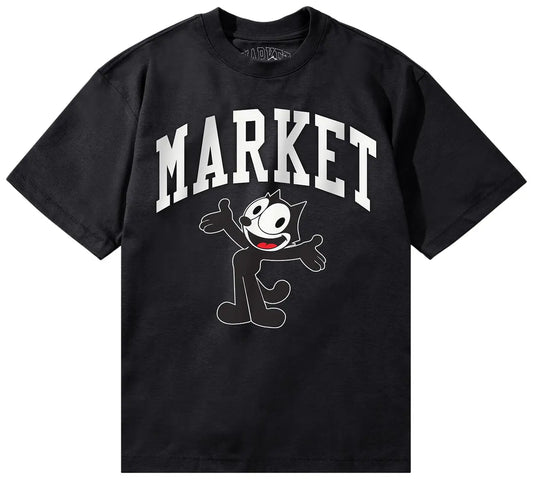 Felix The Cat Art Tee (Washed Black)