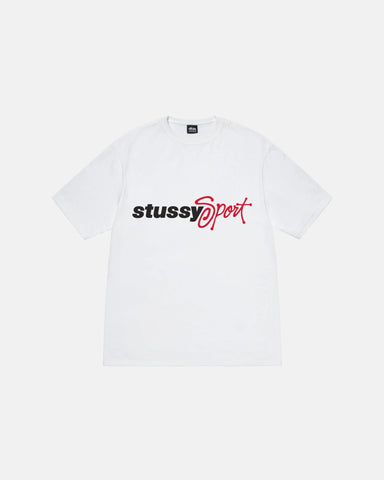 Sport Script Tee (White)