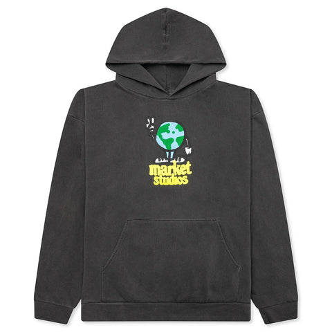 World Peace Hoodie (Washed Black)