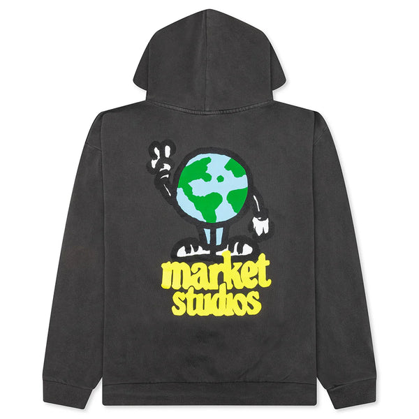 World Peace Hoodie (Washed Black)