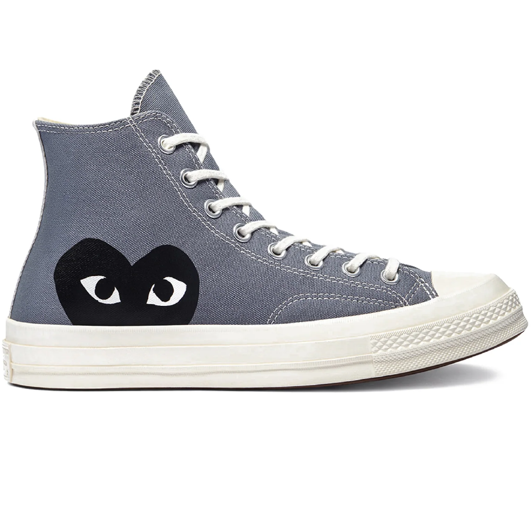 Converse Chuck Taylor x CDG PLAY "Steel Gray" (4.5MX)