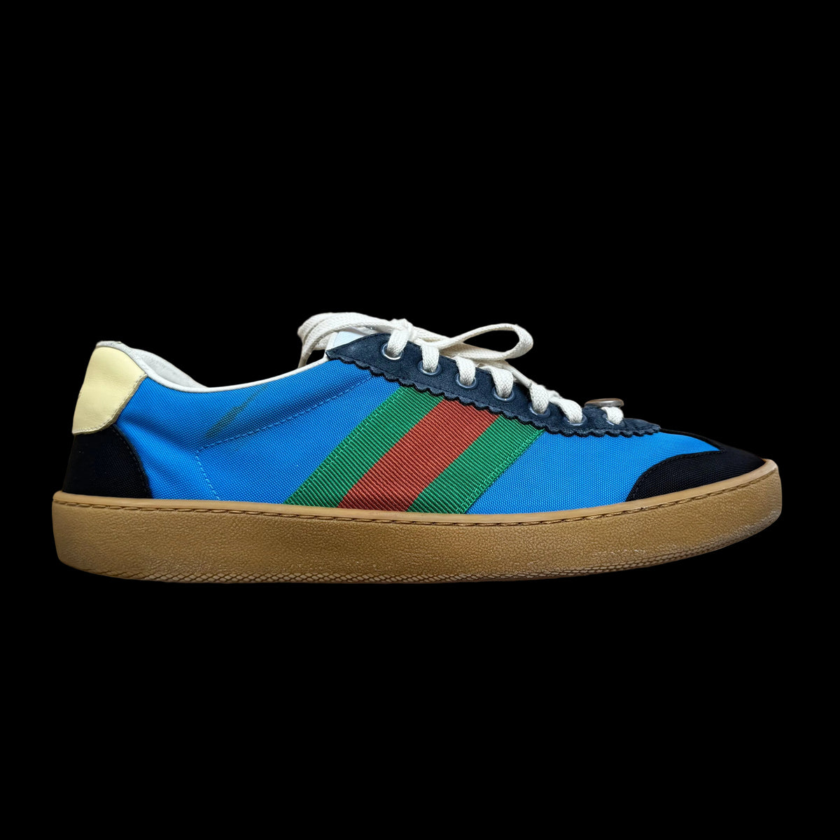 Gucci Web Accent Nylon “Bright Blue” (De Uso)