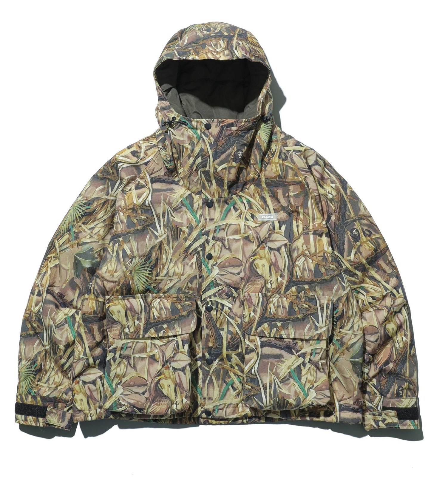 Hooded Puffer Jacket (Camo)