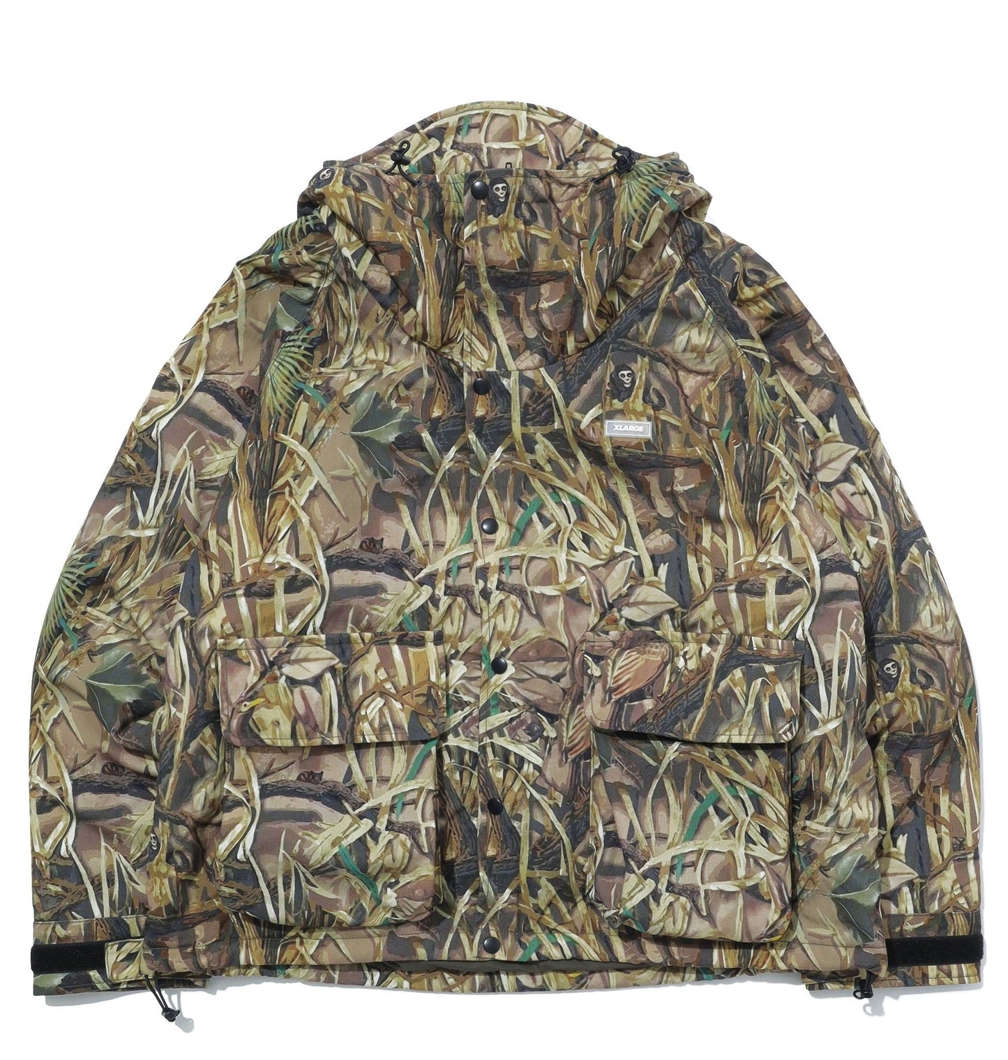 Hooded Puffer Jacket (Camo)