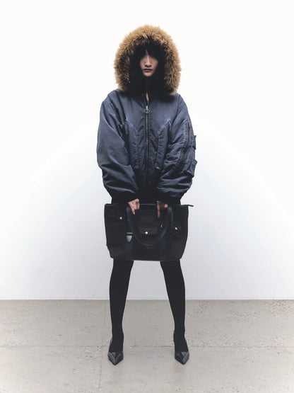 Fur Hood Bomber