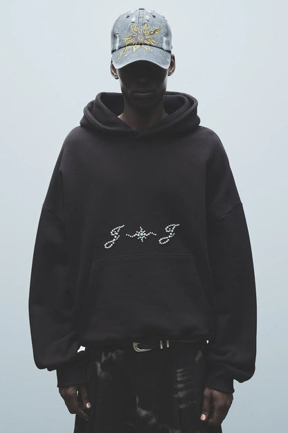 Pearl Beaded Hoodie