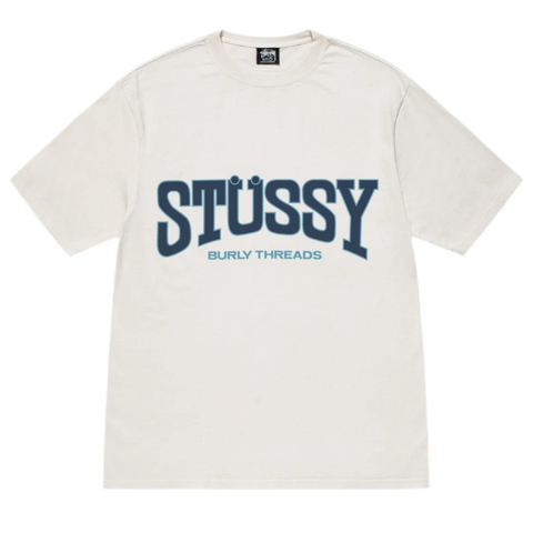 Burly Threads Tee Pigment Dyed (Natural)