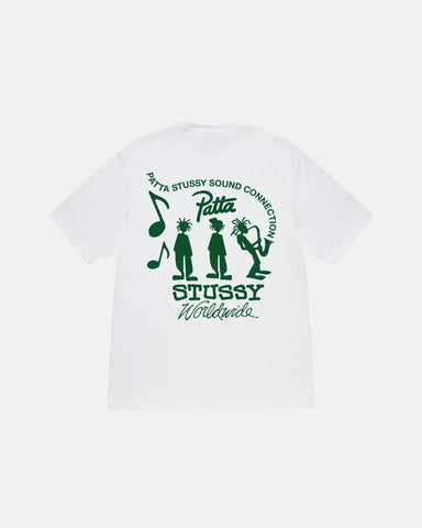 Parra "Sound Connection Tee" (White)