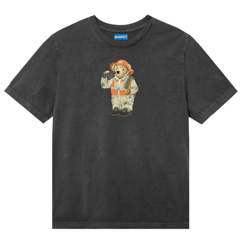 Hunter Bear Tee (Washed Black)