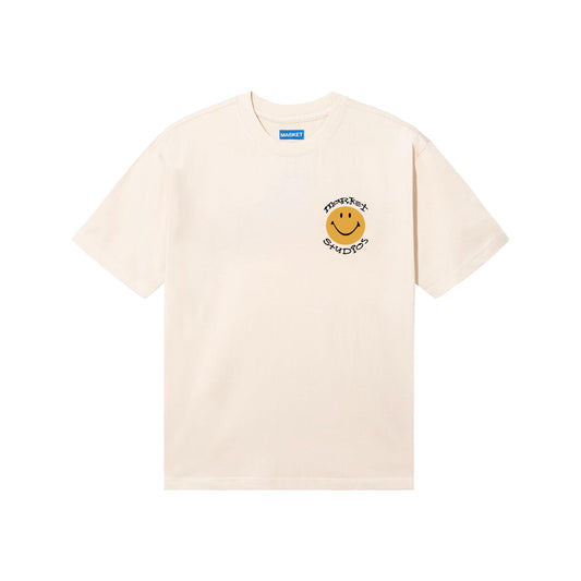 Smiley Arc Tee (Ecru)