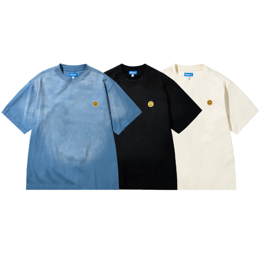Smiley Sun Fade Tee 3 Pack