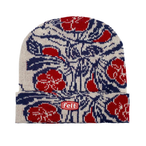 Flower Cycle Beanie (Natural)