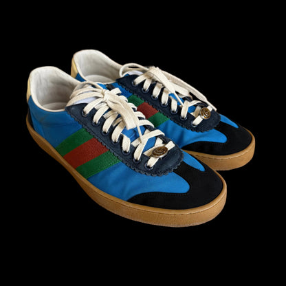 Gucci Web Accent Nylon “Bright Blue” (De Uso)