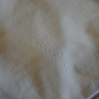 Wordmark Nylon Pants (Bone)