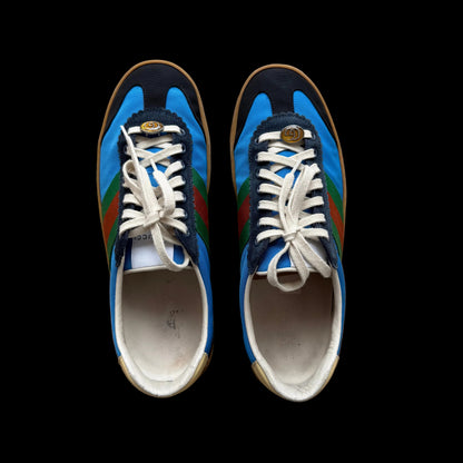 Gucci Web Accent Nylon “Bright Blue” (De Uso)