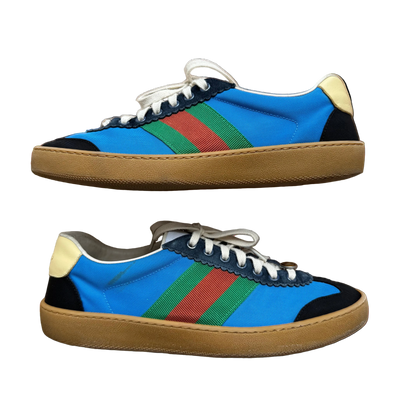 Gucci Web Accent Nylon “Bright Blue” (De Uso)