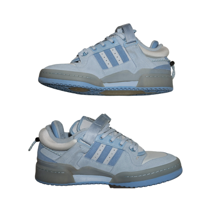 Bad Bunny x adidas Forum Buckle Low “Blue Tint” (De Uso)