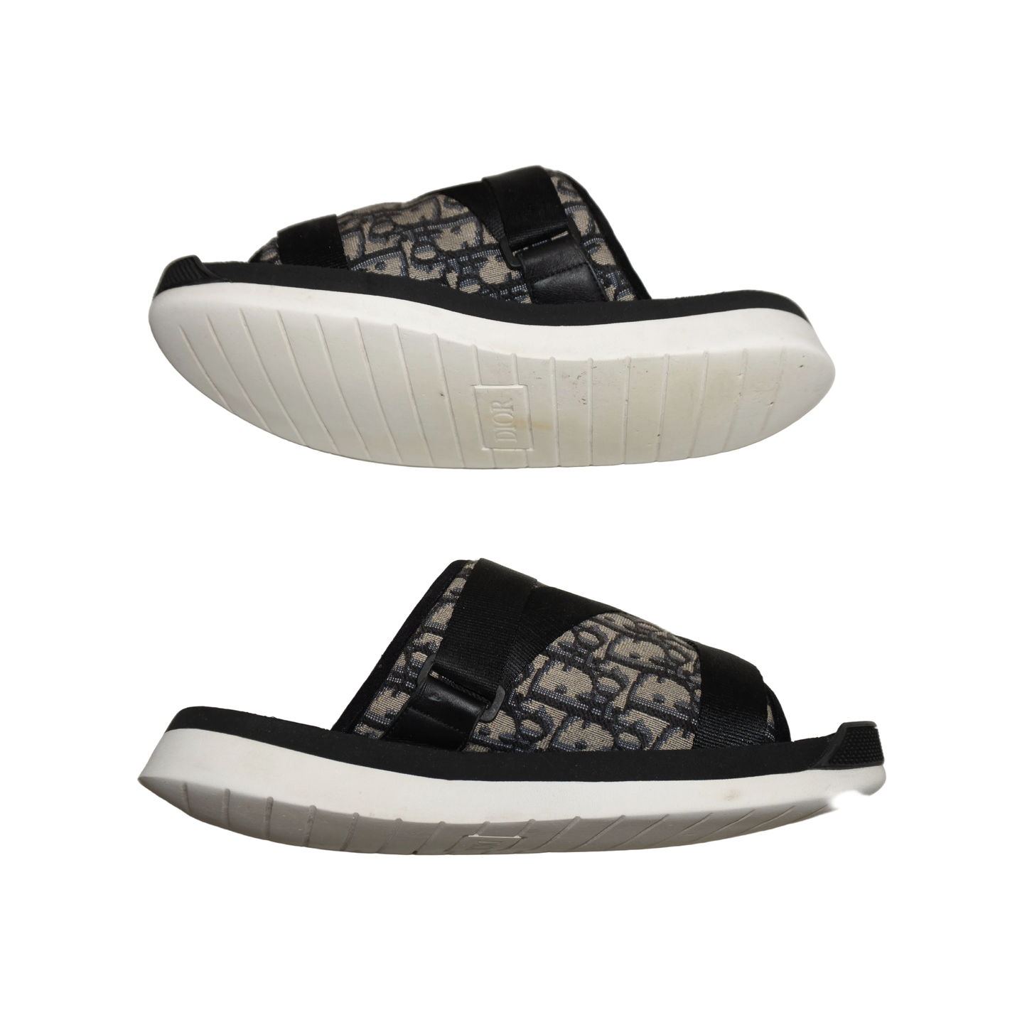 Alpha Sandal "Dior Oblique/Beige Black" (De Uso)