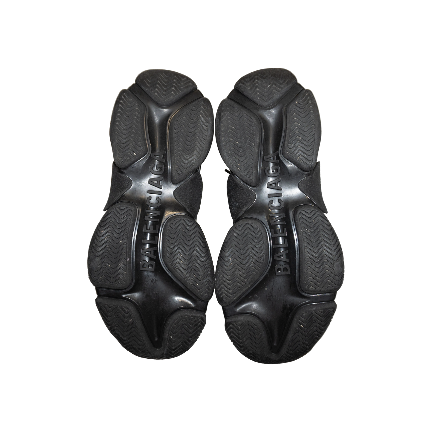 Triple S Allover Logo Sneakers (De Uso)
