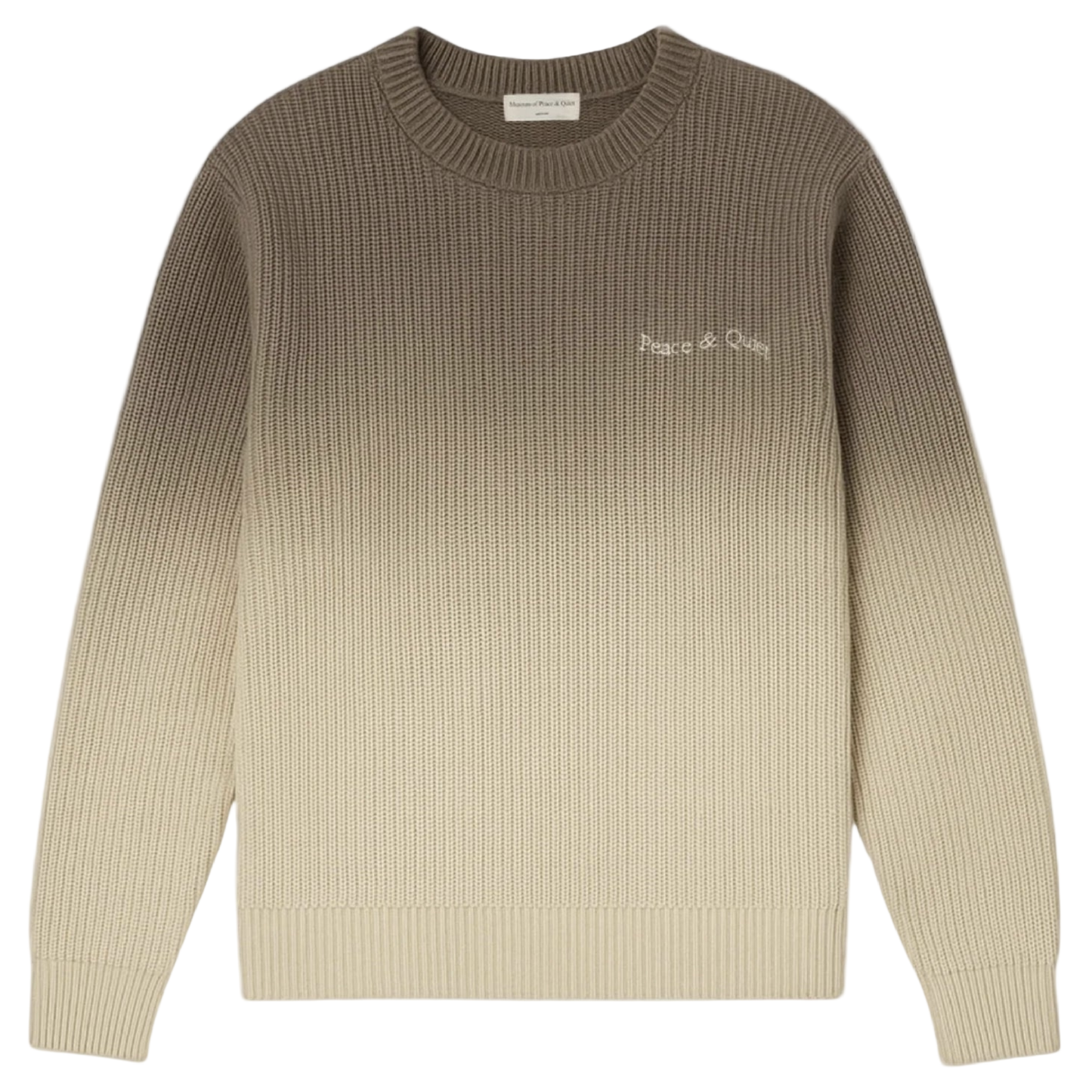 Wordmark Knit Sweater (Brown)