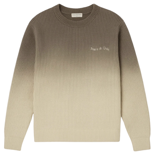 Wordmark Knit Sweater (Brown)