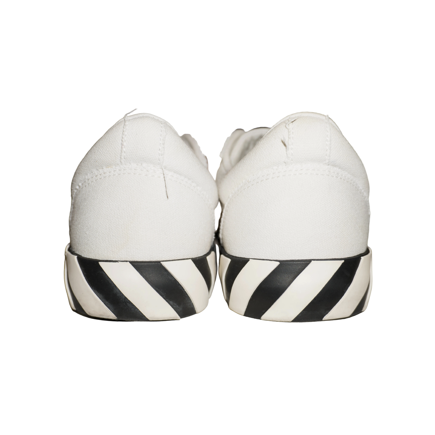 Off-White Low Vulcanized Canvas "White|Black" (De Uso)