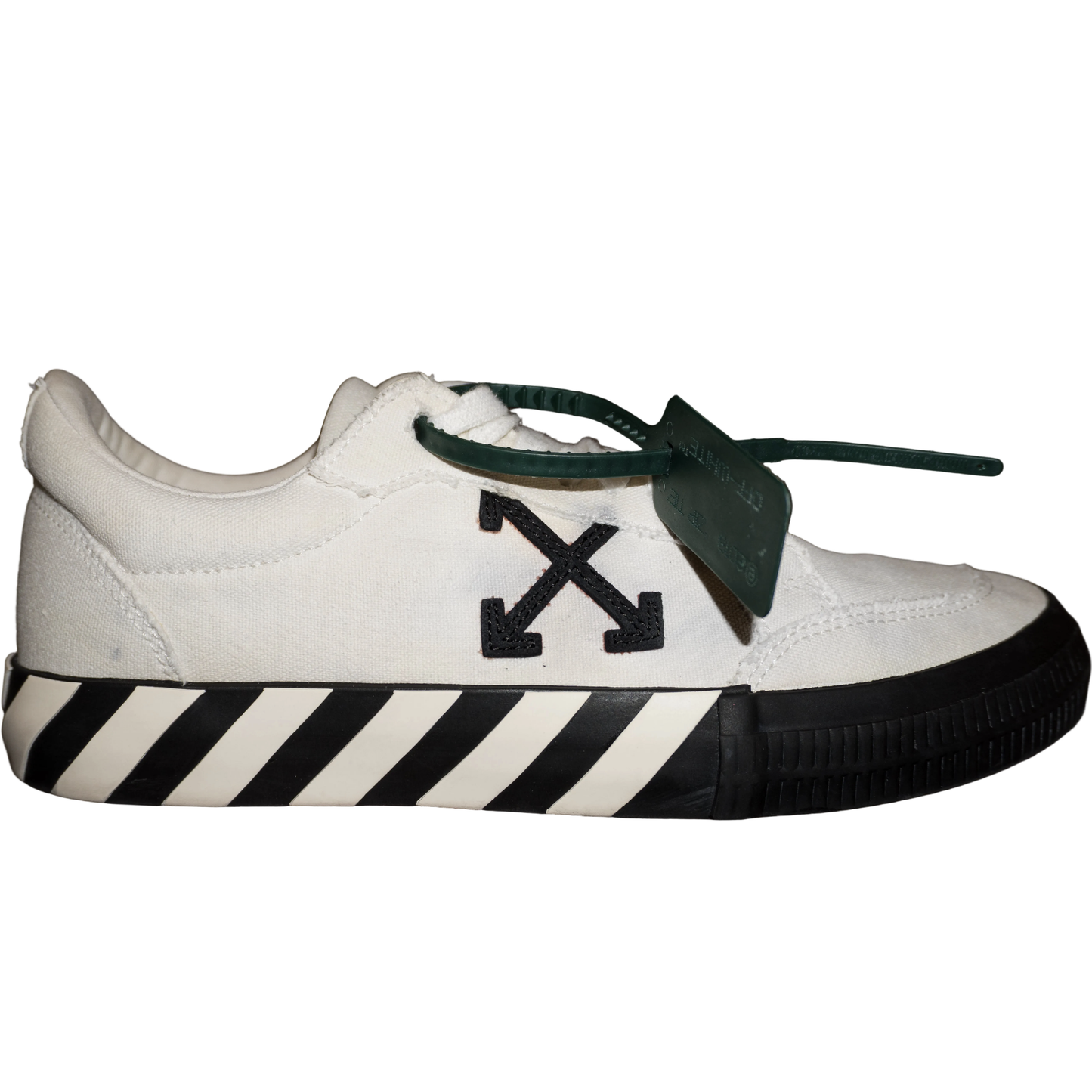 Off-White Low Vulcanized Canvas "White|Black" (De Uso)