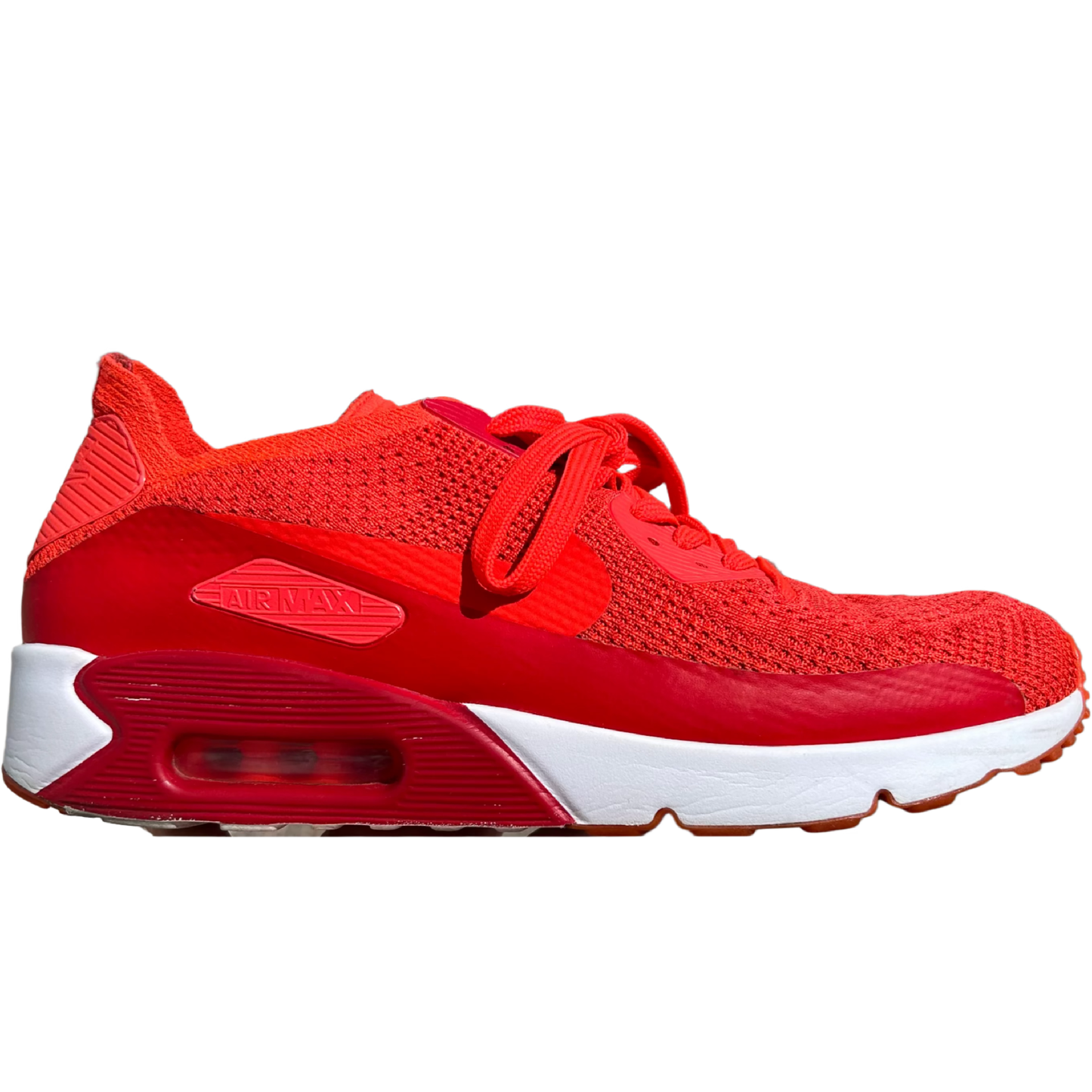 Air Max 90 Ultra 2.0 Flyknit "Bright Crimson" (De Uso)