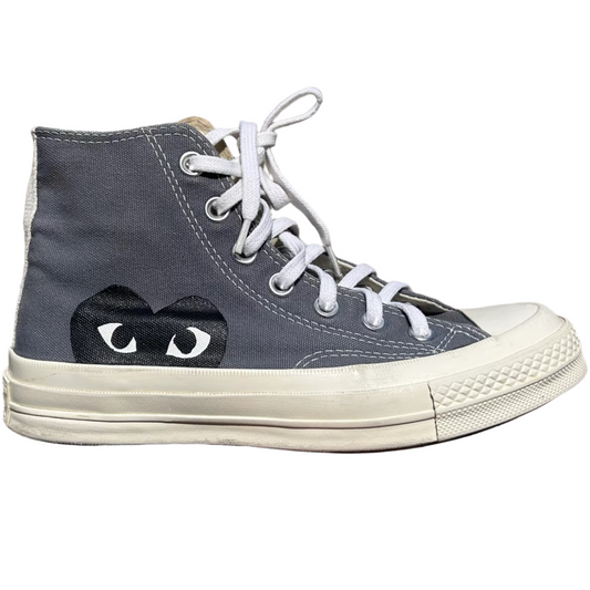 Converse Chuck Taylor x CDG PLAY "Steel Gray" (De Uso)