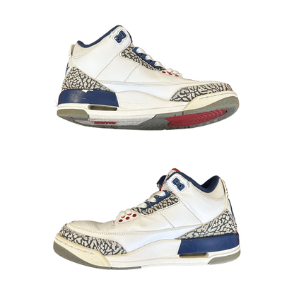 Jordan 3 Retro "True Blue" (De Uso)