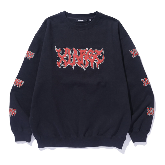 Metal Crewneck Sweatshirt (Black)
