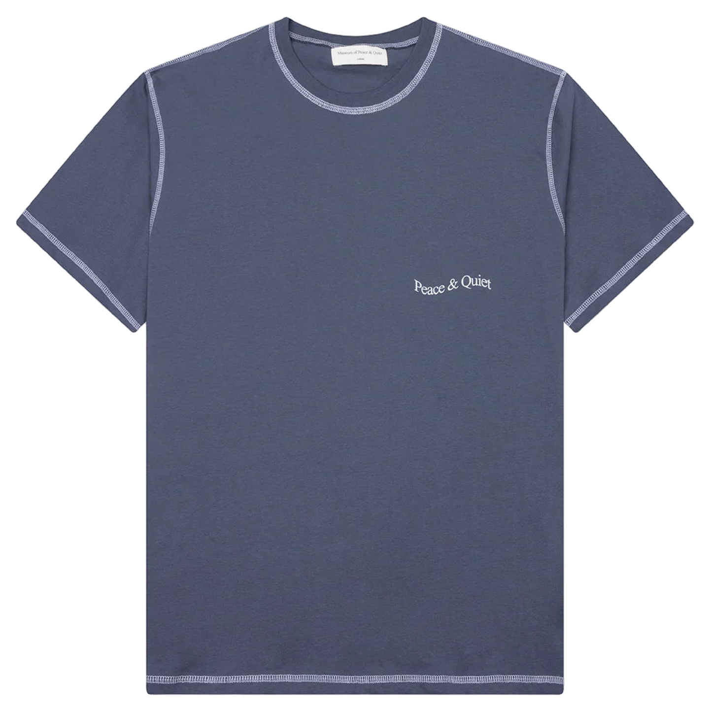 Wordmark Reverse Stitched Tee (Slate)