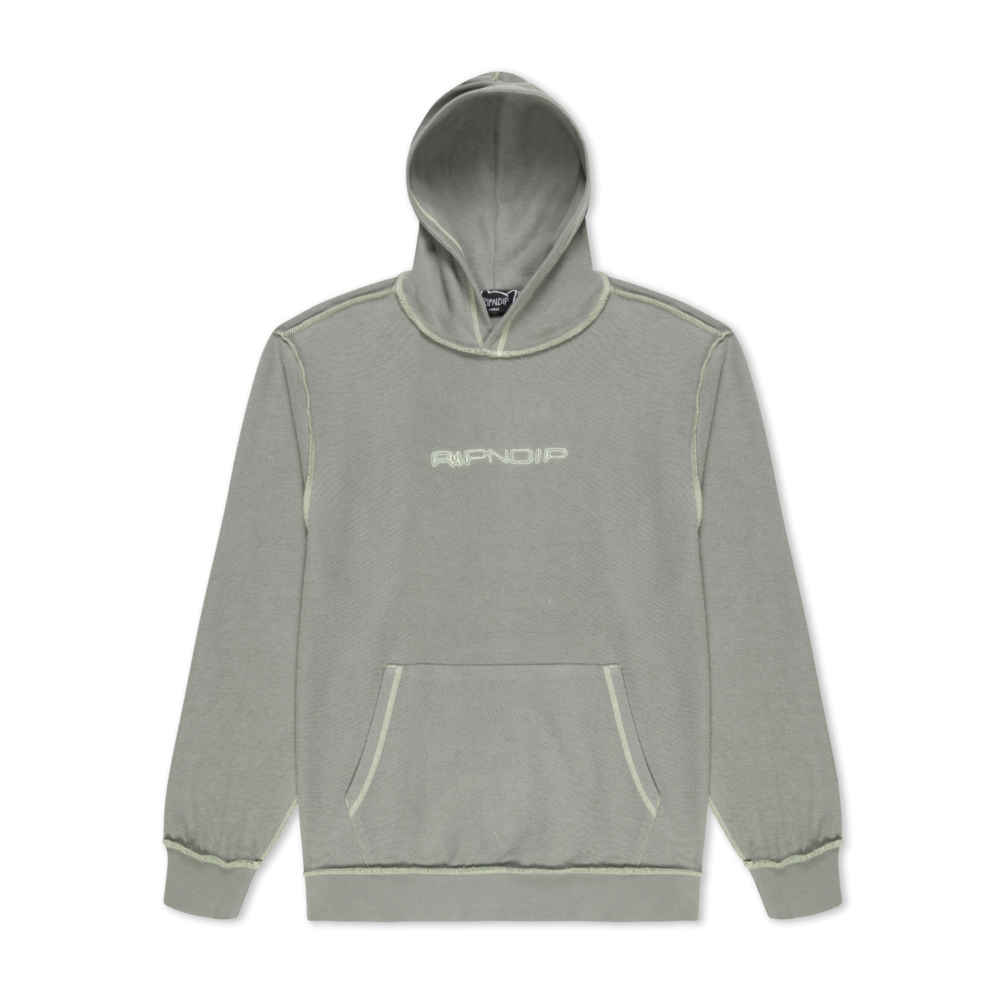 Saturn Reverse Stitch Fleece Hoodie (Steel Grey)