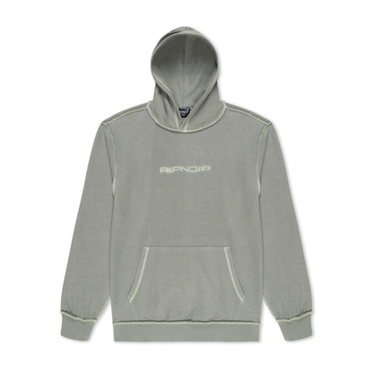 Saturn Reverse Stitch Fleece Hoodie (Steel Grey)