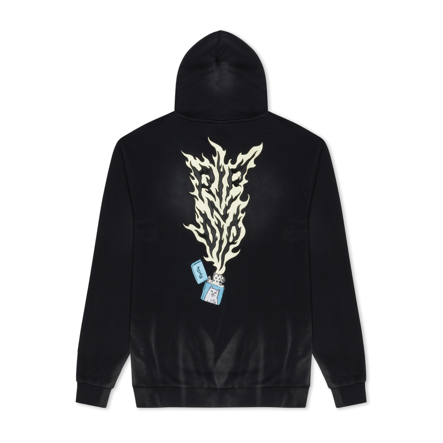 Ripnlit Hoodie (Black Vintage Wash)