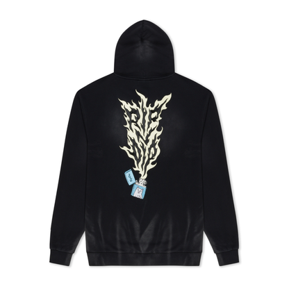 Ripnlit Hoodie (Black Vintage Wash)