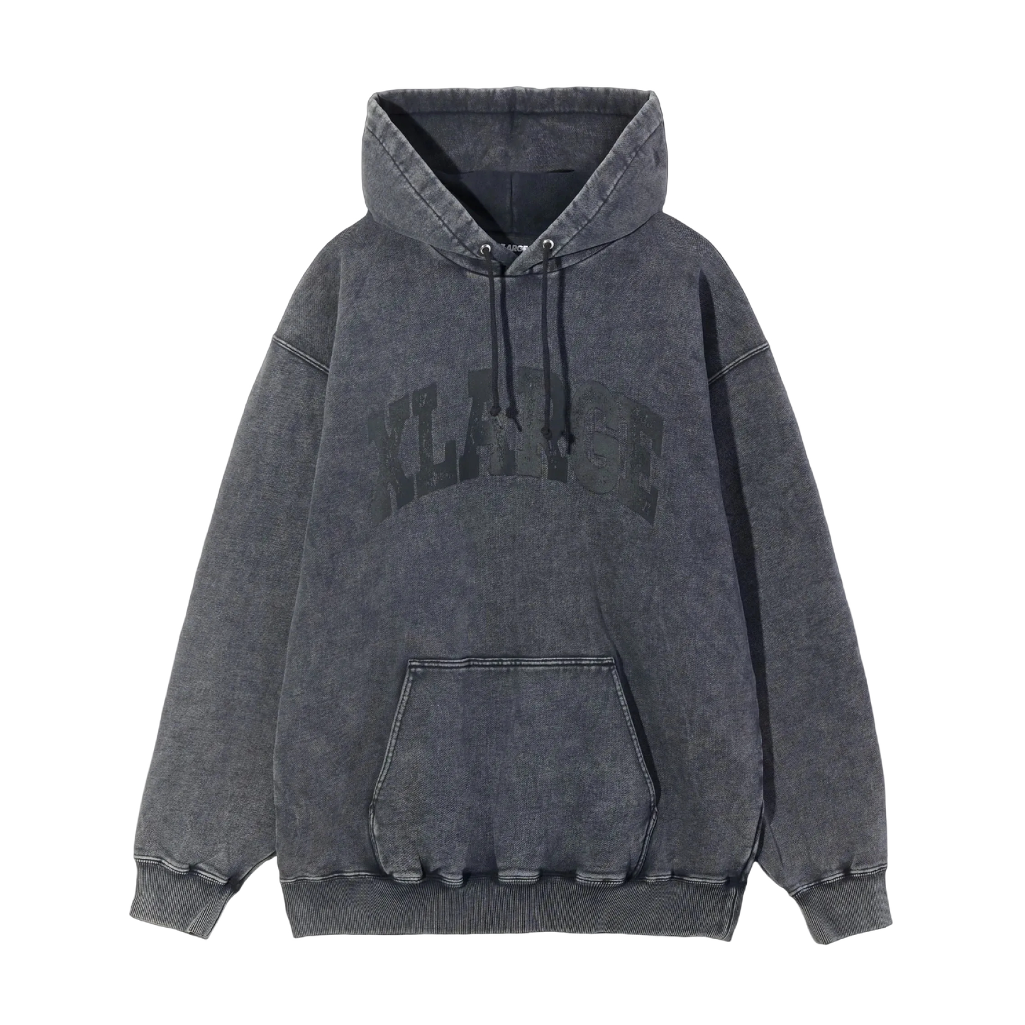 College Logo Dyed Hoodie (Black)