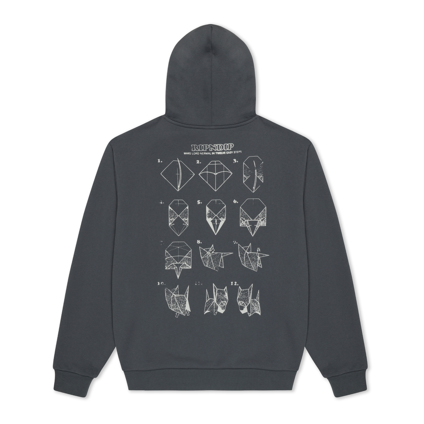 Origami Hoodie (Charcoal)