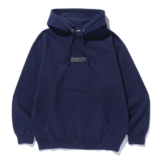 Standard Logo Hooded Sweatshirt (Navy)
