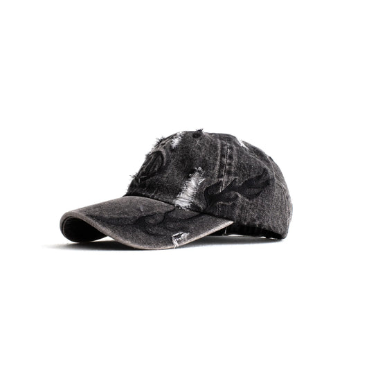 Flames Cap (Washed Black)